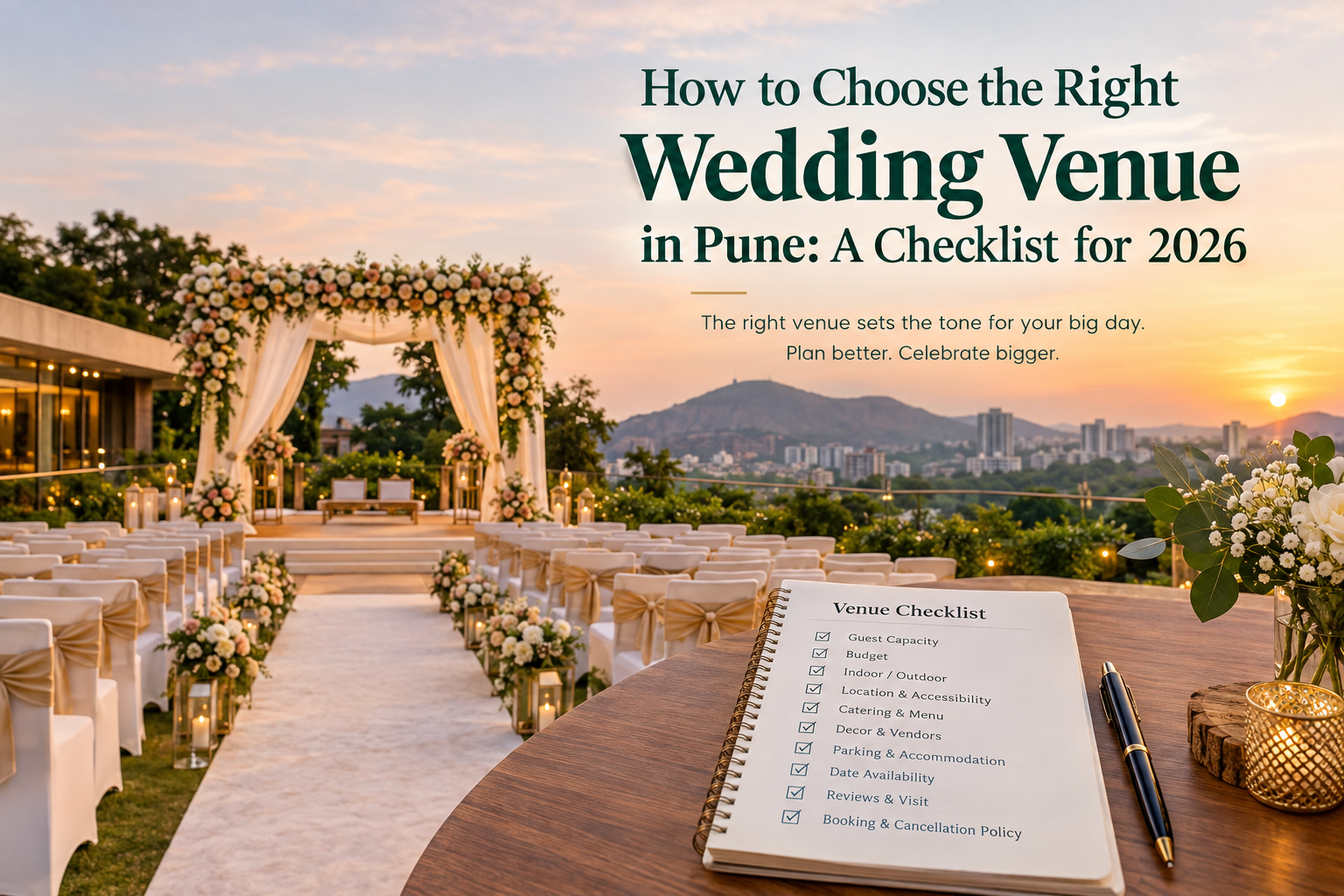 How to Choose the Right Wedding Venue in Pune: A Checklist for 2026