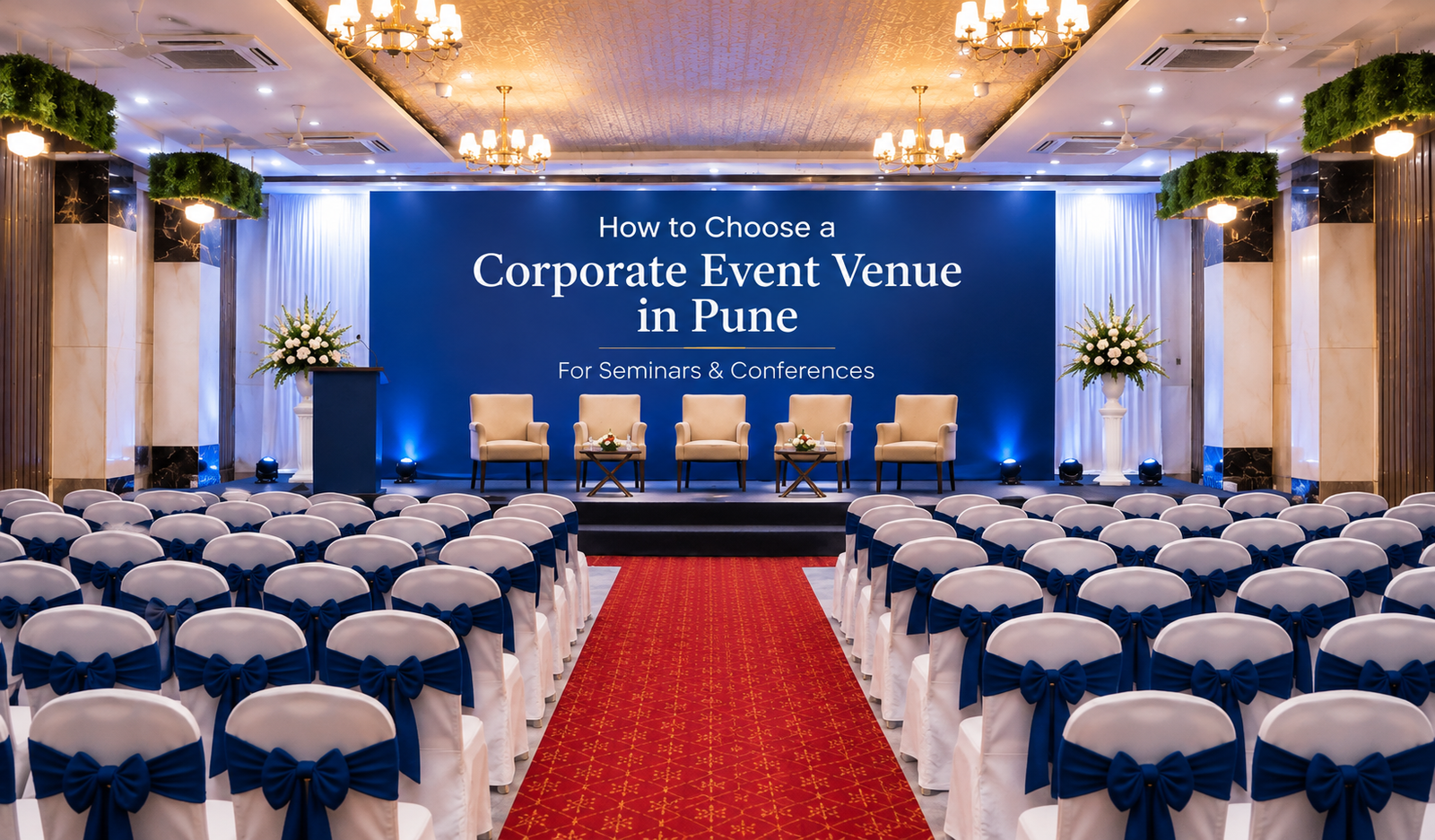 Corporate event venue in Pune for seminars and conferences